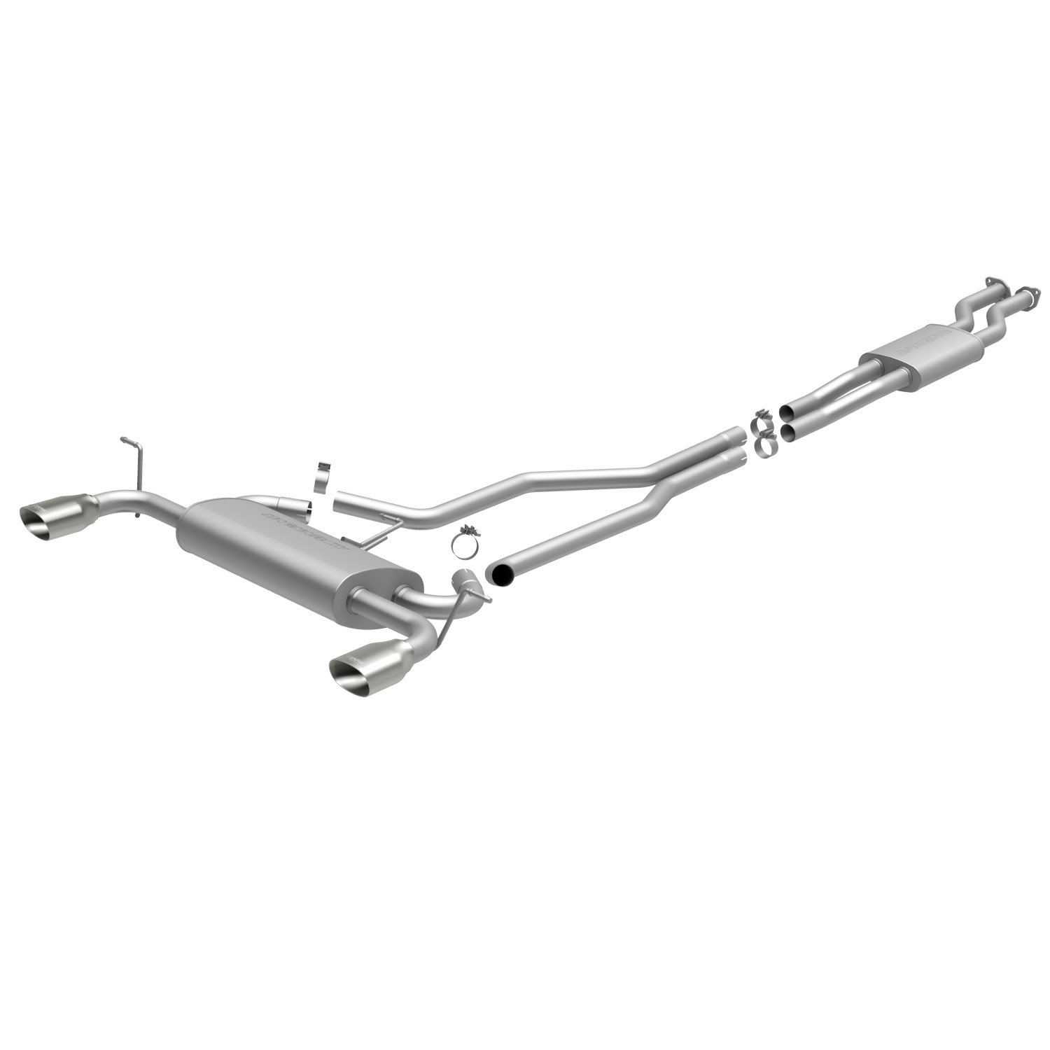 MF Series Cat-Back Exhaust System 2011-14 Ford Edge/Lincoln MKX FWD 3.7L V6
