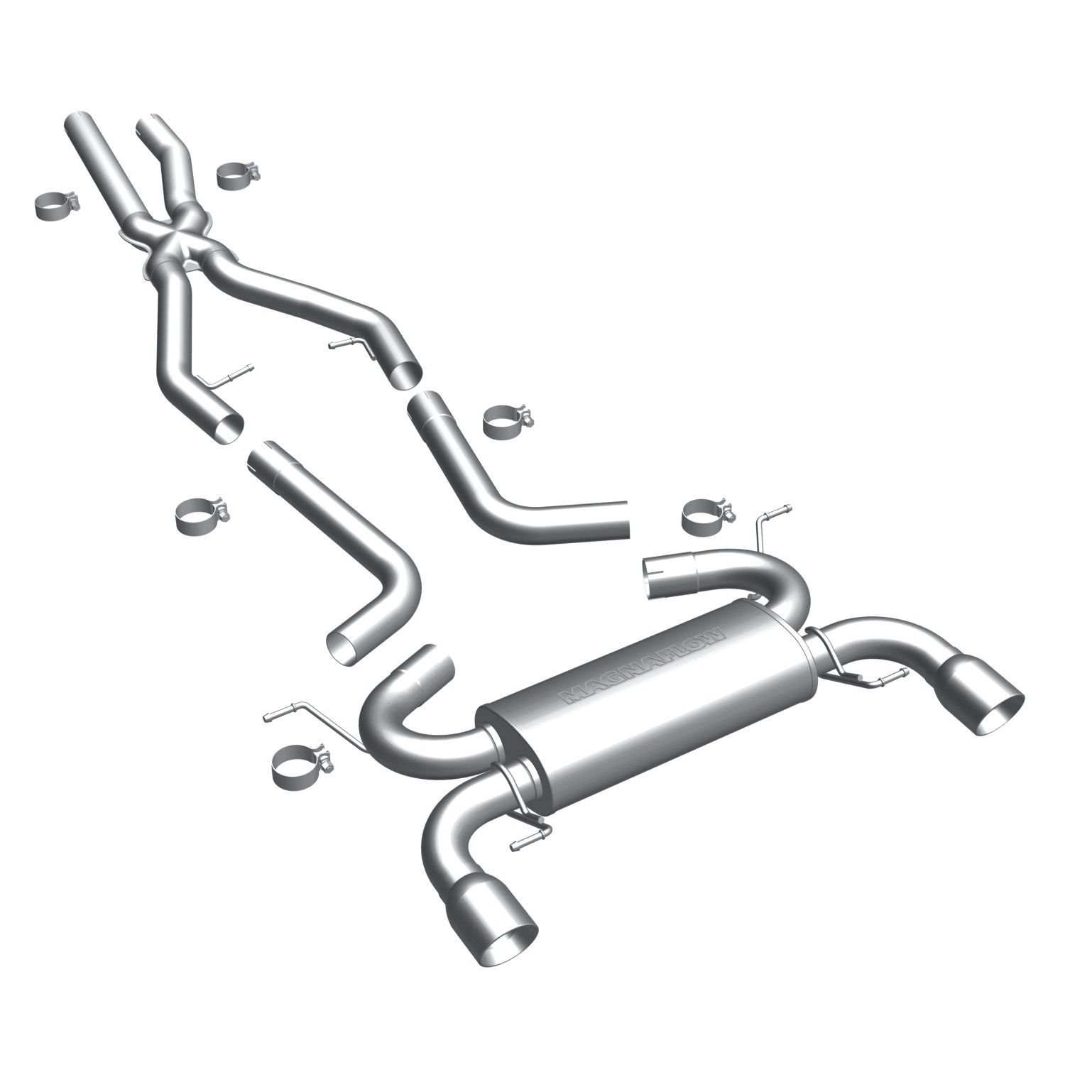 Cat-Back Exhaust System 2007-10 BMW 335i Coupe 3.0L