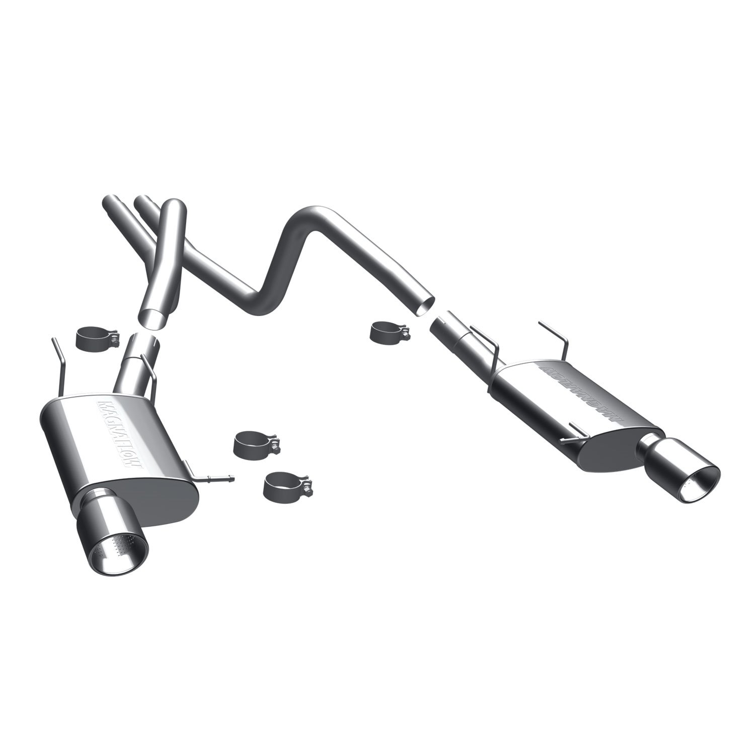 Street Series Cat-Back Exhaust System 2011-2012 Mustang 3.7L V6