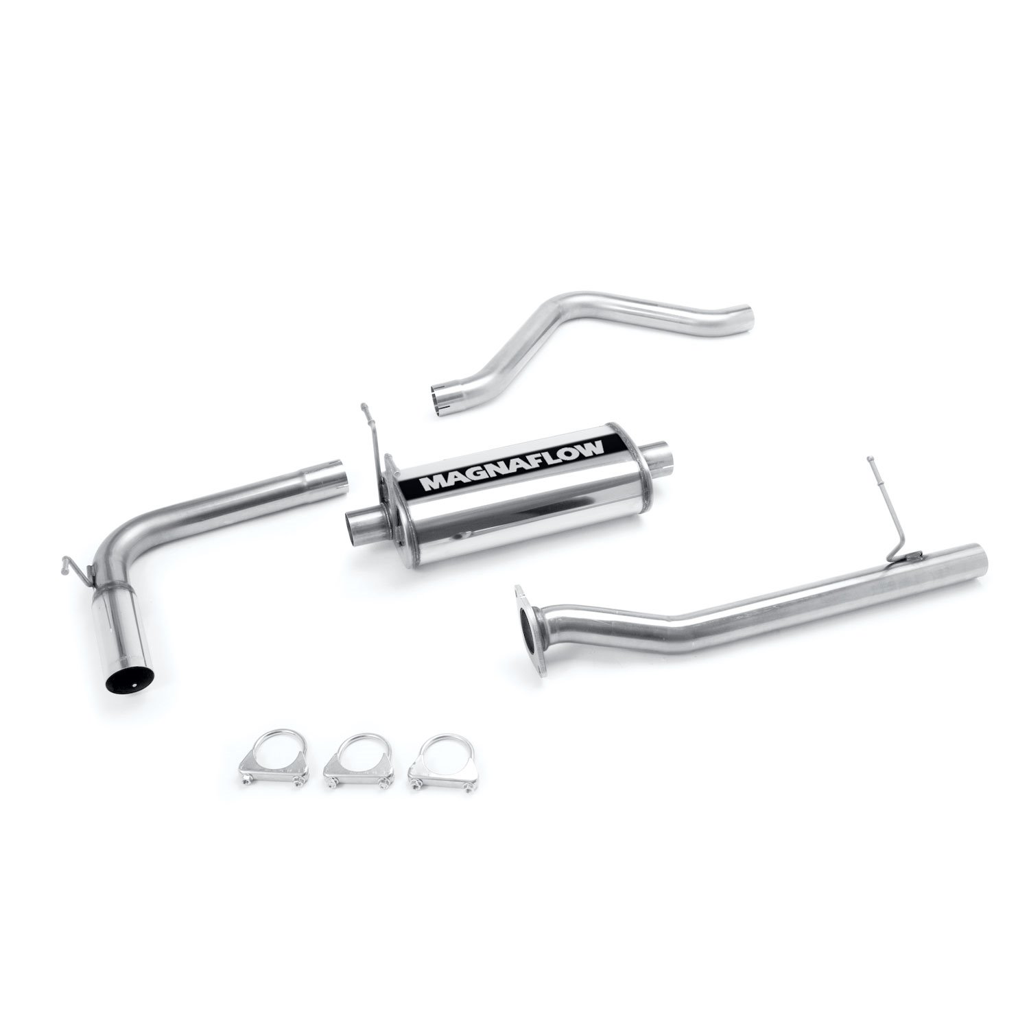 MF Series Cat-Back Exhaust System 2000-03 S10/Sonoma 4.3L (Ext Cab, 73.1" Bed)