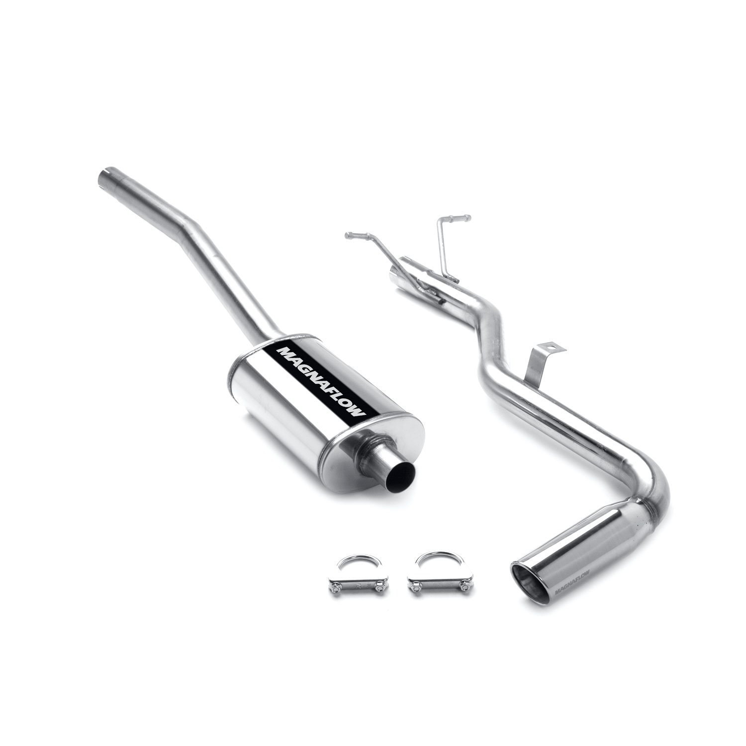 MF Series Cat-Back Exhaust System 2002-2004 Frontier 3.3L (Crew Cab, Long Bed)