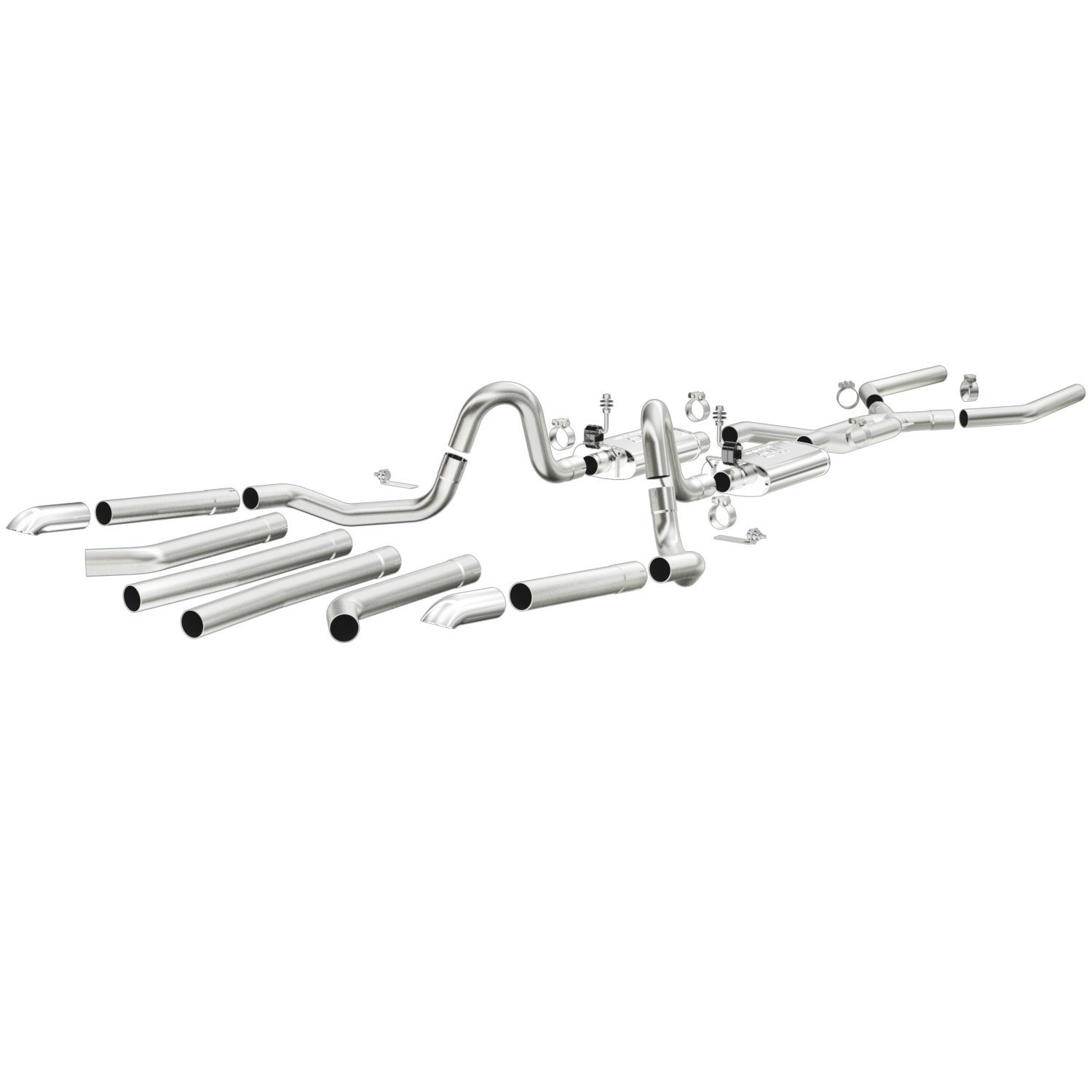 Street Series Crossmember-Back Exhaust System 1964-67 Buick/Chevy/Oldsmobile/Pontiac