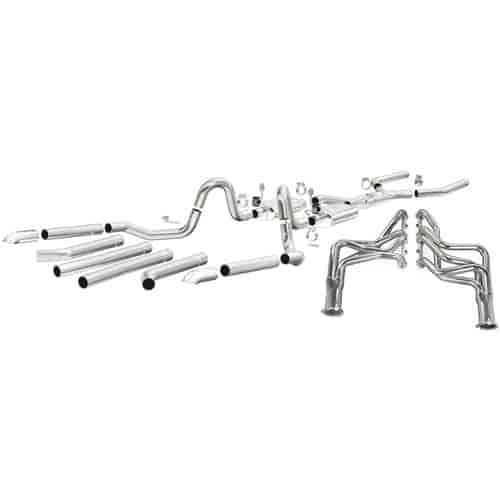Street Series Crossmember-Back Exhaust System Kit 1964-67 Chevy Includes: