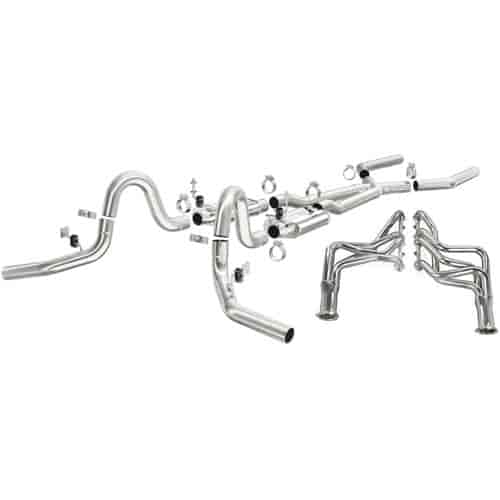 Street Series Crossmember-Back Exhaust System Kit 1964-67 Buick/Chevy/Oldsmobile/Pontiac Includes: