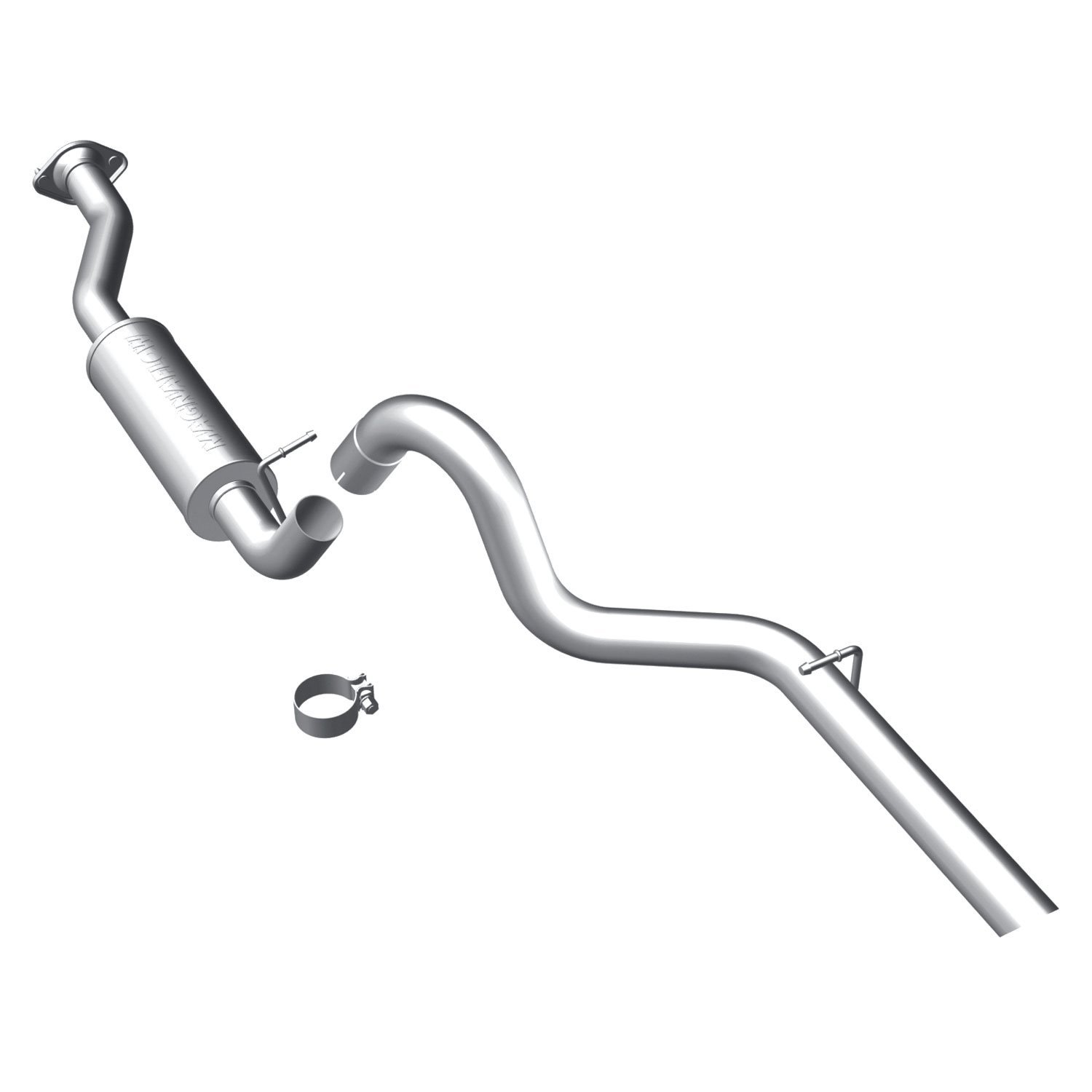 Competition Series Cat-Back Exhaust System 2004-2006 Jeep Wrangler TJ 4-Door L6 4.0L
