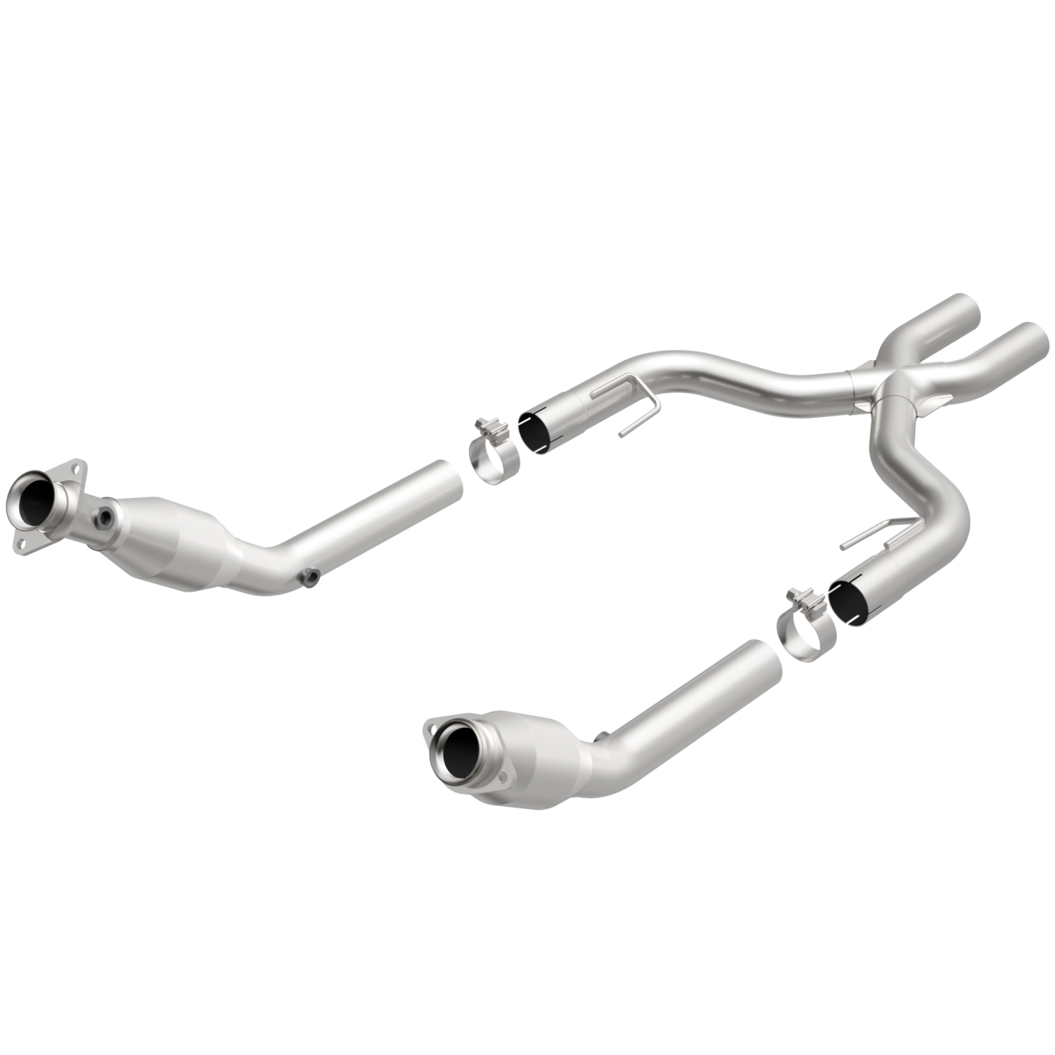 Tru-X Pipe with Metallic Spun Converters 2007-08 Ford Mustang Shelby GT500 5.4L