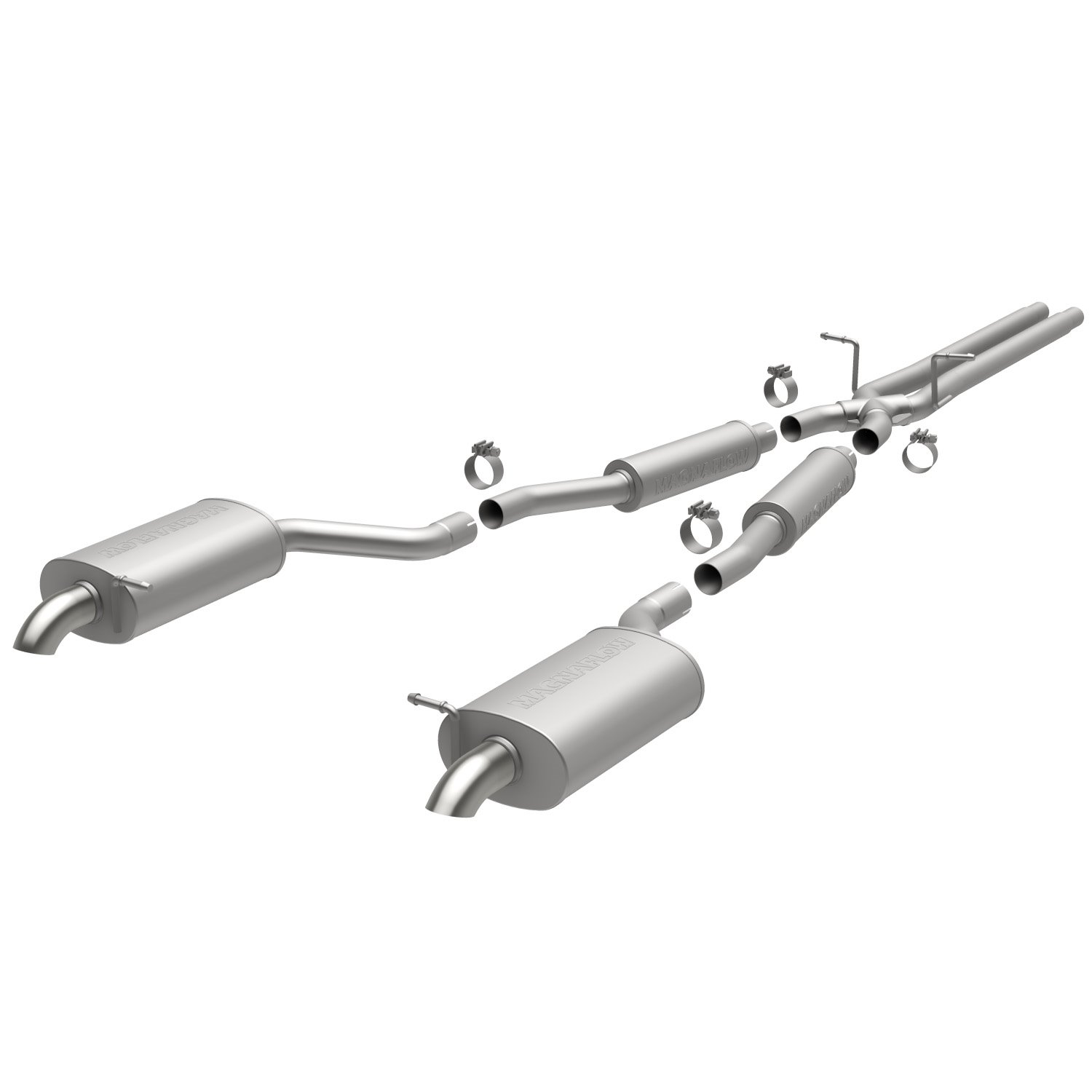 Touring Series Cat-Back Exhaust System 2000-04 Audi A6 Quattro 4.2L V8