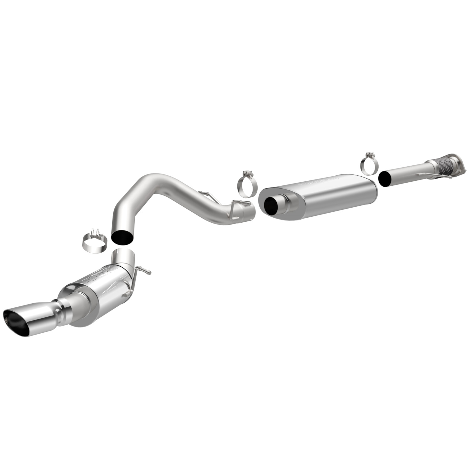 MF Series Cat-Back Exhaust System 2009-2010 Cadillac Escalade 6.2L (Excludes Hybrid)