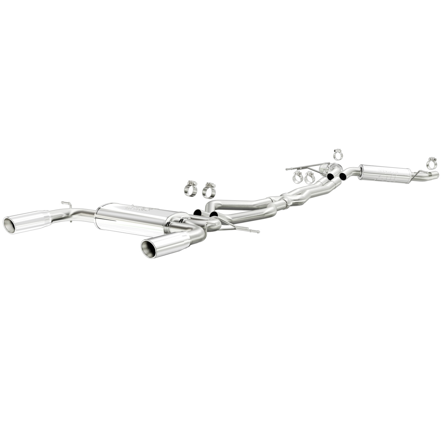 MF Series Cat-Back Exhaust System 2003-05 Land Rover Range Rover 4.4L V8