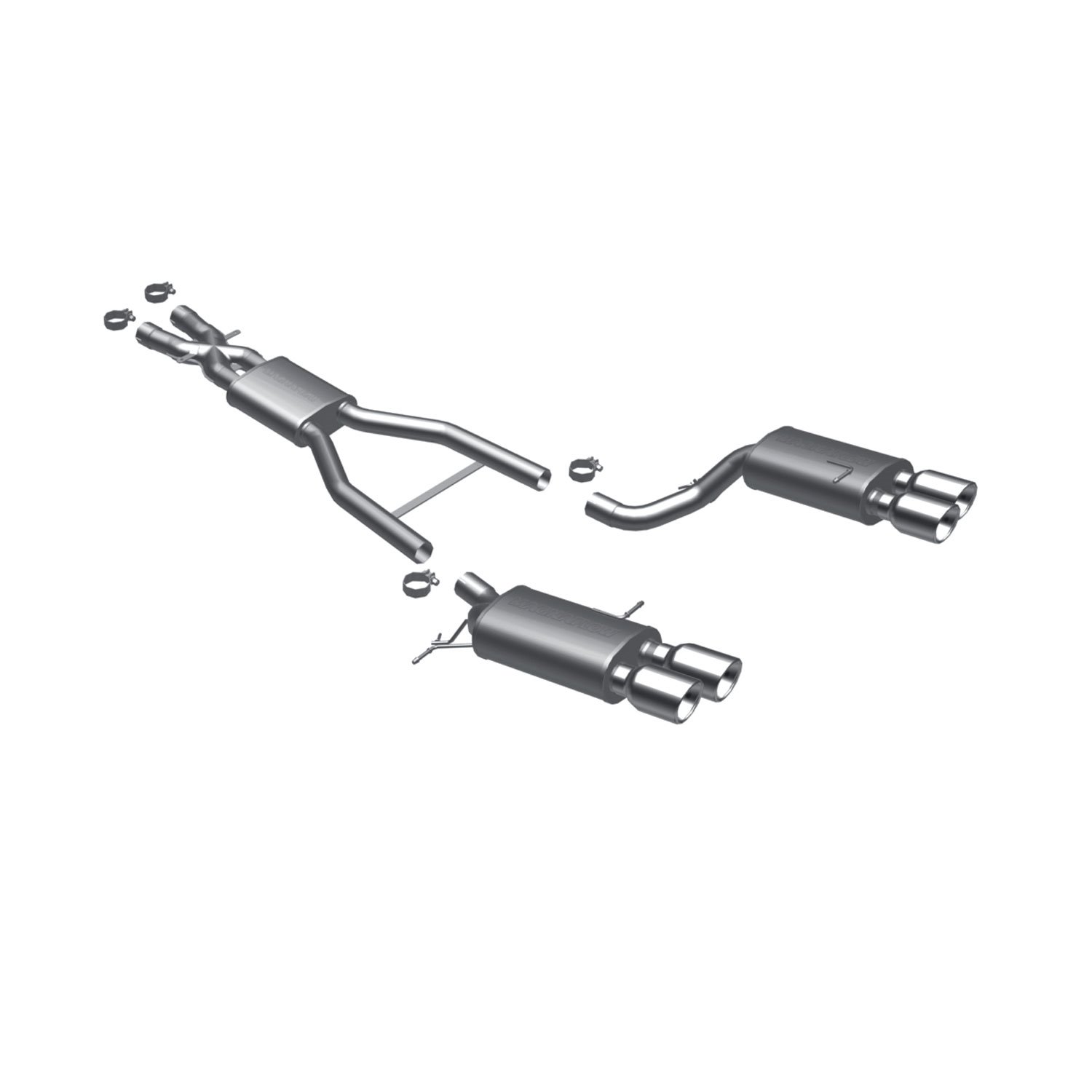 Cat-Back Exhaust System 2006-10 BMW M6 5.0L V10 (Excludes Convertible)