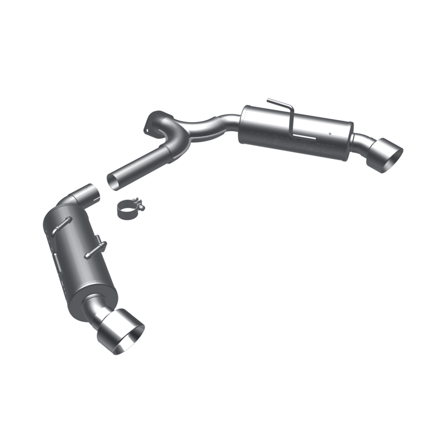 Street Series Axle-Back Exhaust System 2008-2011 for Nissan fits Altima Coupe 2.5L L4