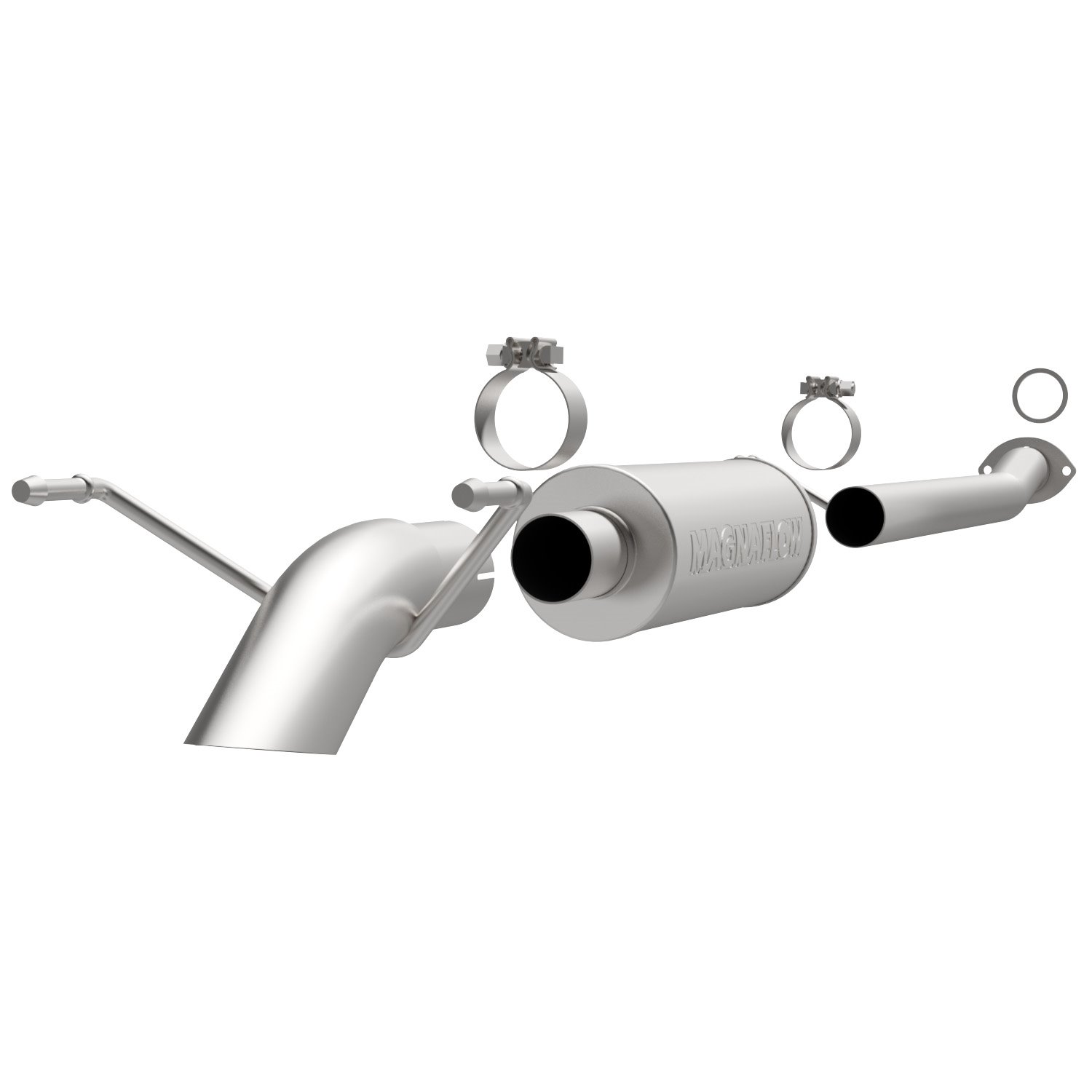 Pro Series Off-Road Cat-Back Exhaust System 2013-15 Tacoma 2.7L (Standard Cab, 73.5" Bed)