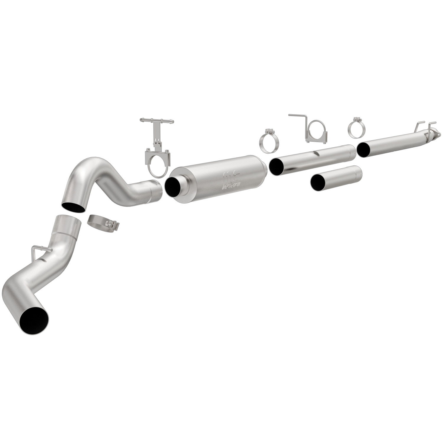 Pro Series Downpipe-Back Exhaust System 1994-1997 Ford F-250/F-350 Super Duty 7.3L Diesel