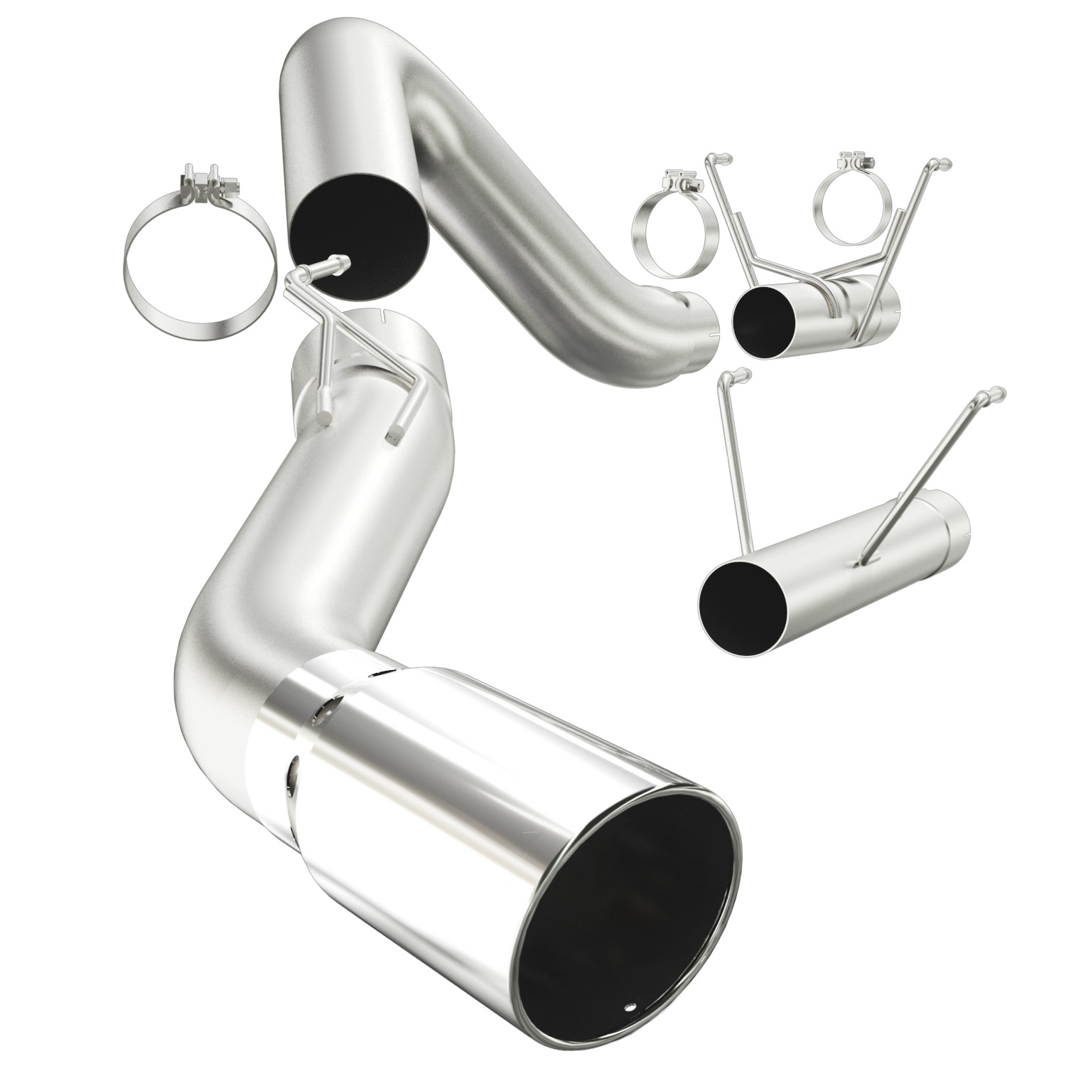 High-Output Aluminized Pro Series Filter-Back Exhaust System 2013-15 Ram 2500/3500 6.7L Diesel