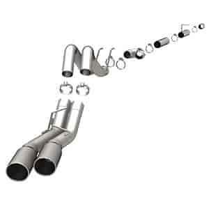 Aluminized Pro Filter-Back Exhaust System 2008-10 Ford F-250/F-350 Super Duty 6.4L Diesel