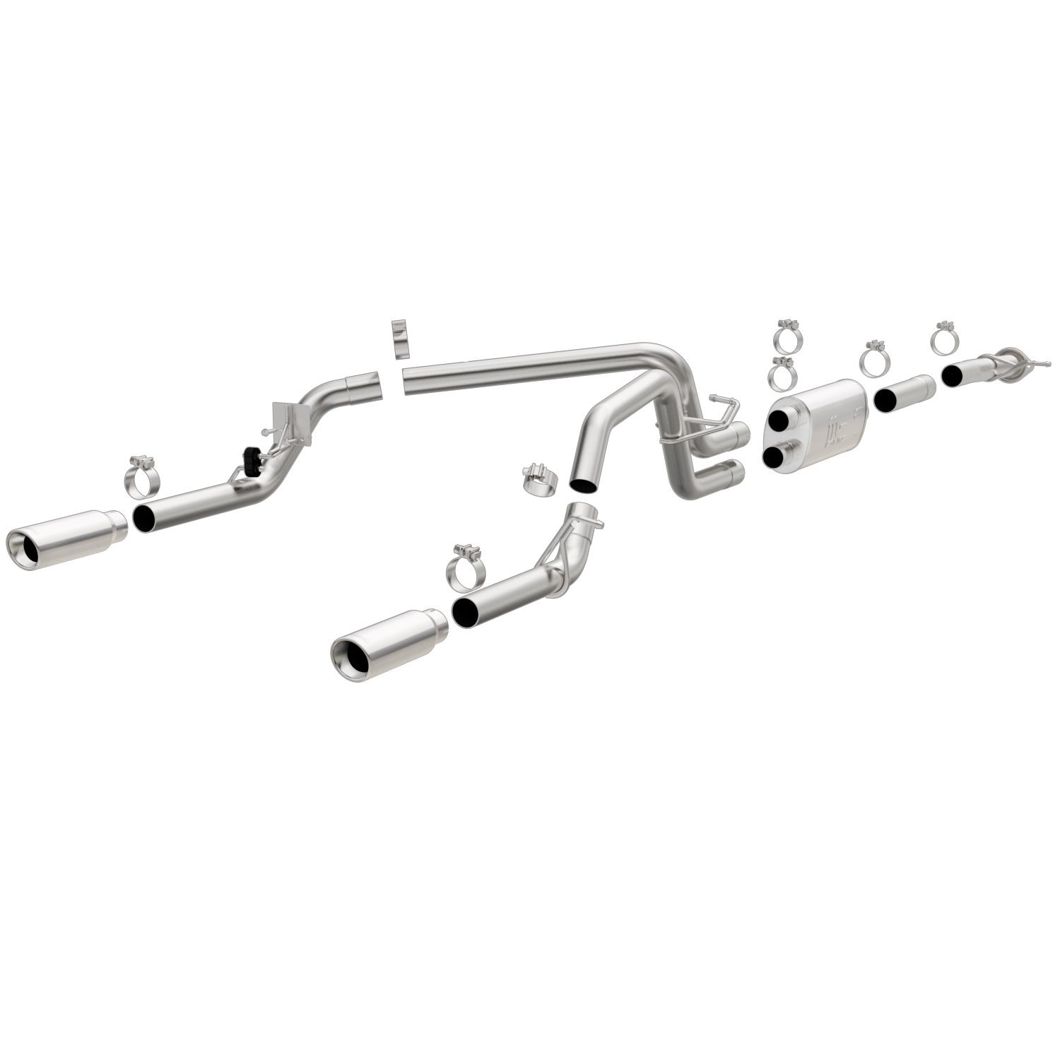 MF Series Cat-Back Exhaust System 2015-2019 Colorado/Canyon 2.5L/3.6L (Crew, 62" Bed)
