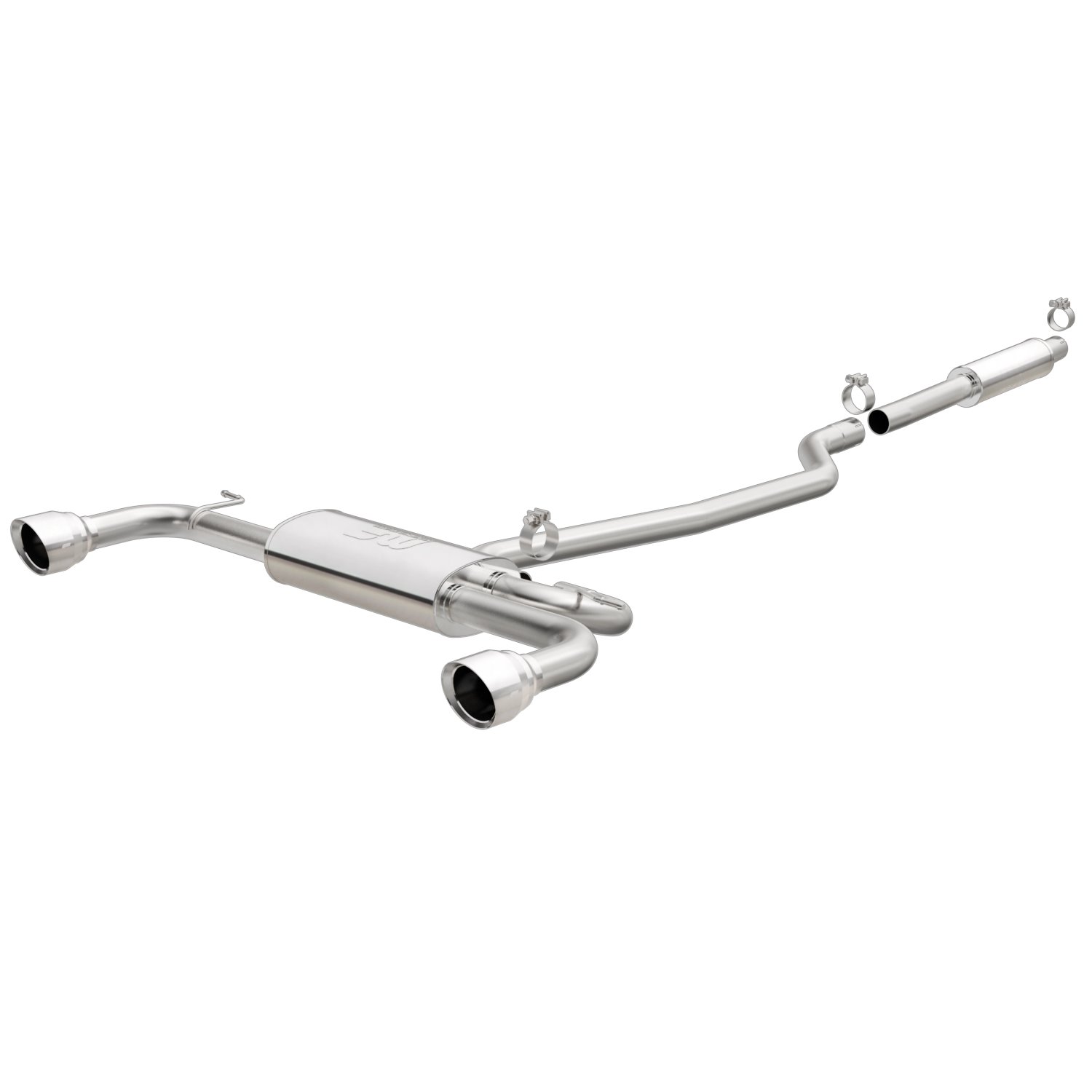 MF Series Cat-Back Exhaust System 2015-2018 Ford Edge 3.5L V6