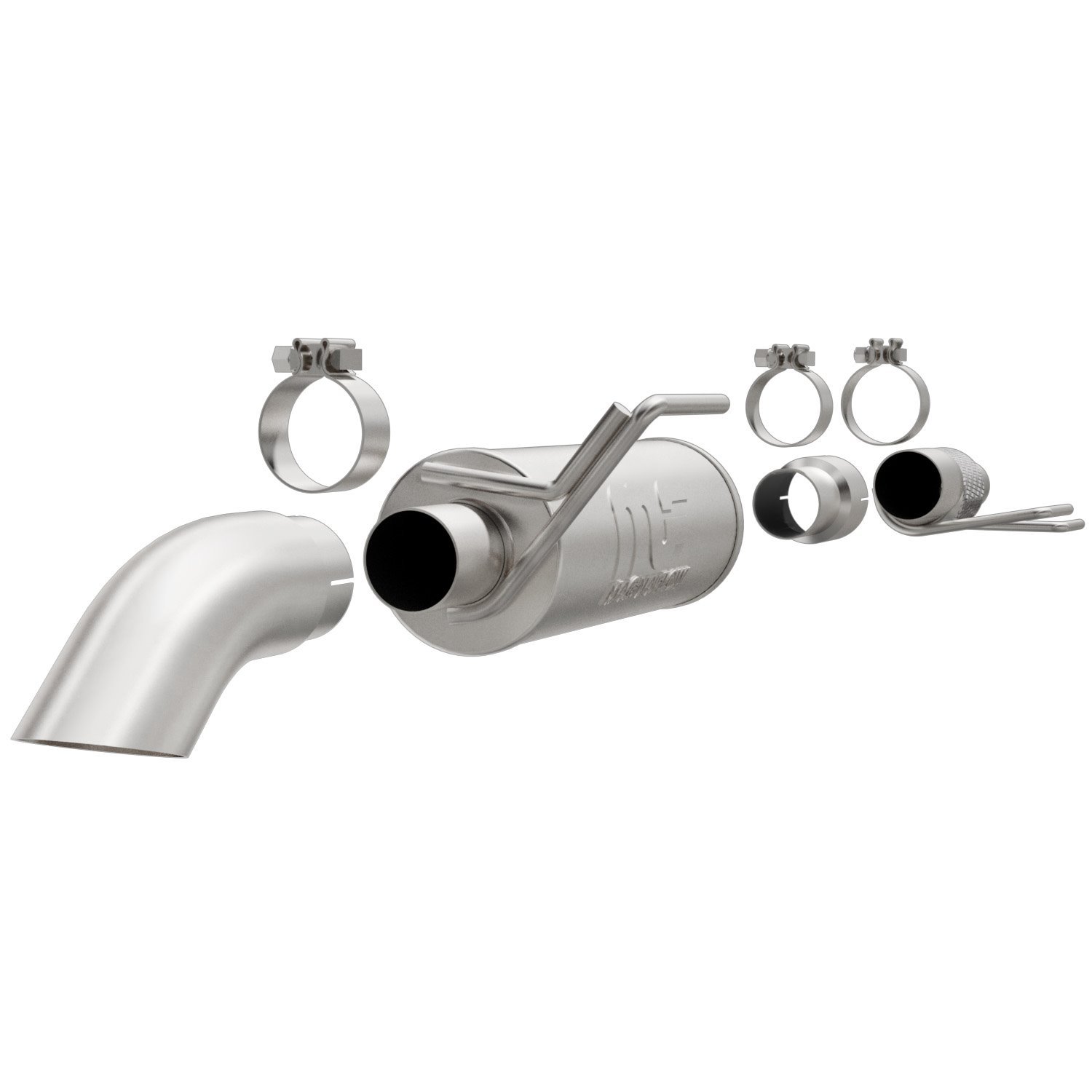 Pro Series Off-Road Cat-Back Exhaust System 2015-2019 Ford F-150 2.7L V6, Extended/Crew Cab