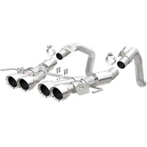 Axle-Back 4-Valve Exhaust System 2014-15 Corvette C7 6.2L V8