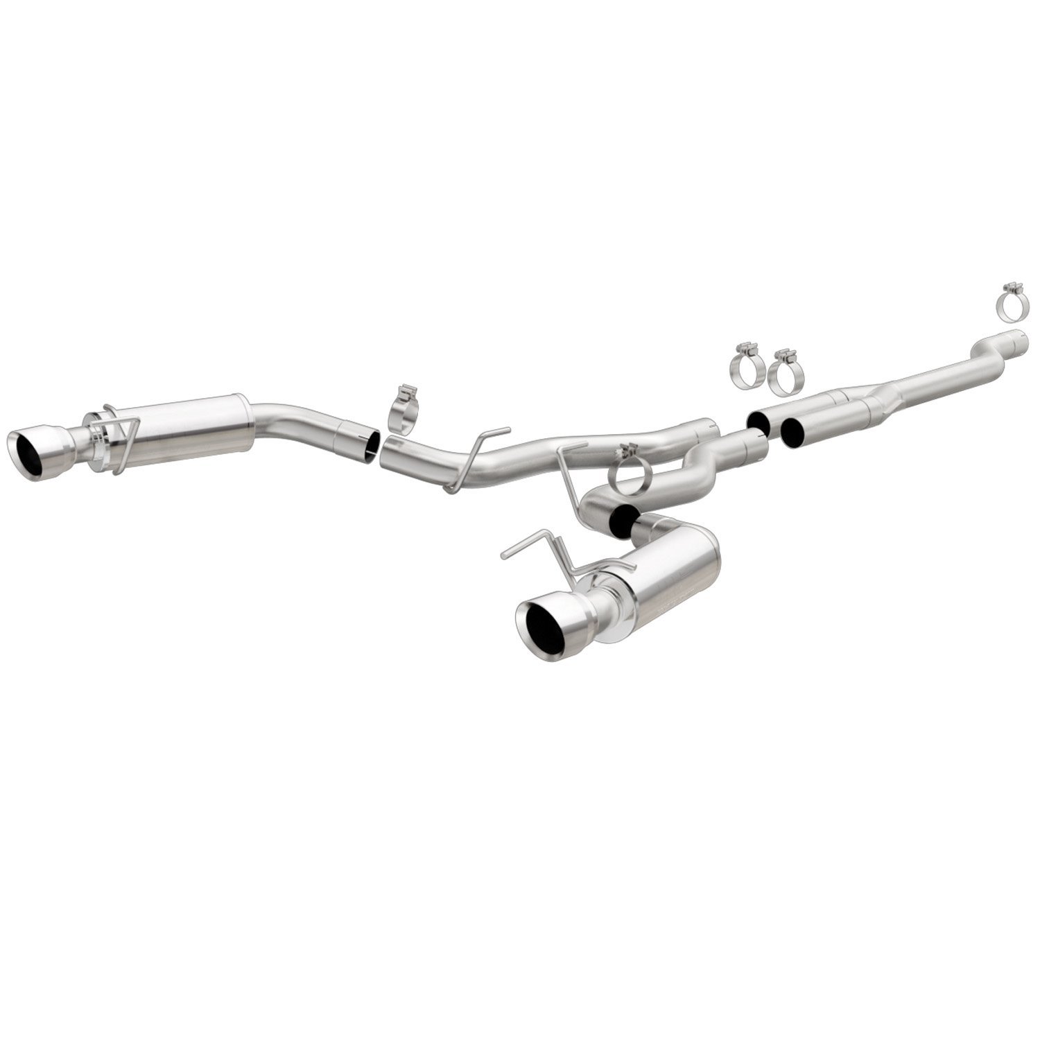Competition Series Cat-Back Exhaust System 2015-2019 Mustang EcoBoost 2.3L L4