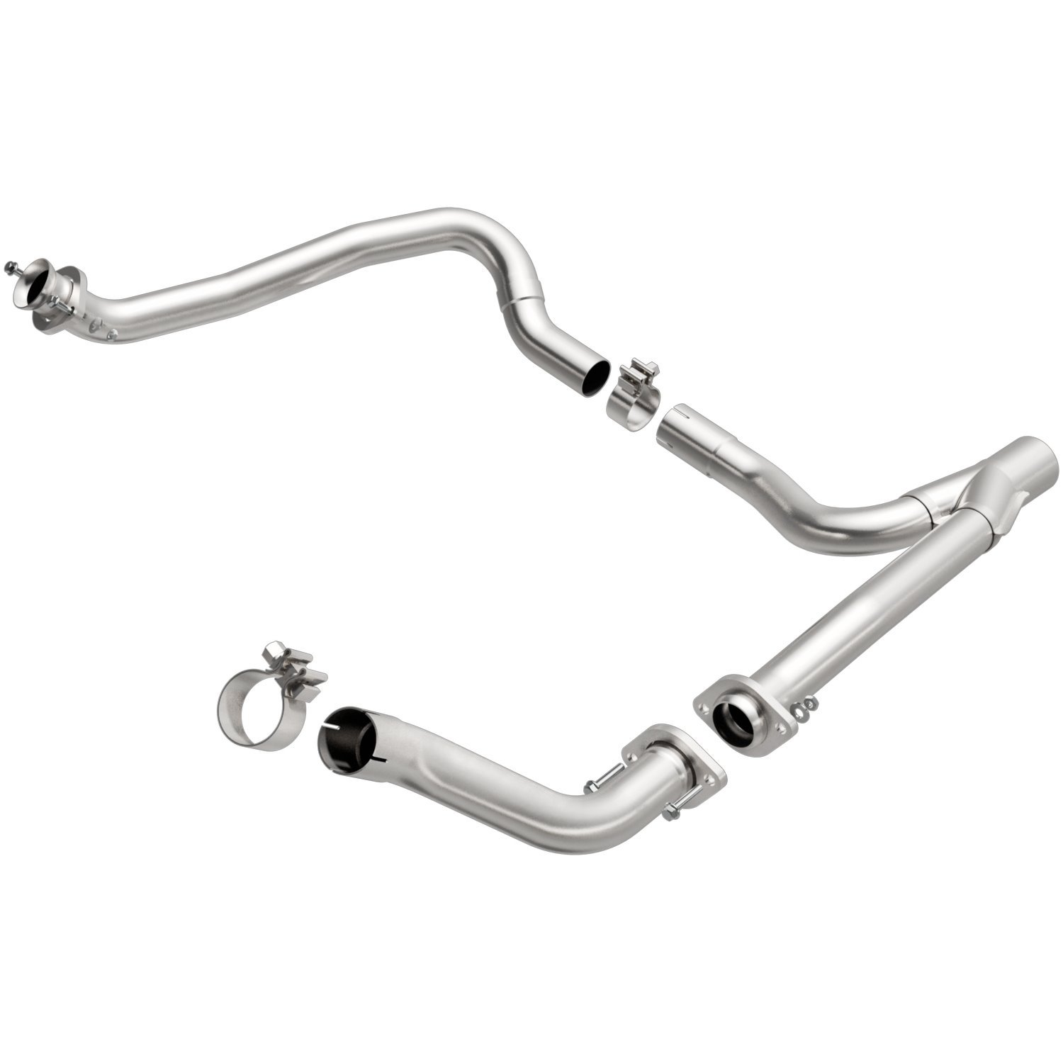 Loop-Delete Y-Pipe Assembly 2012-15 Jeep Wrangler JK 2-Door 3.6L V6