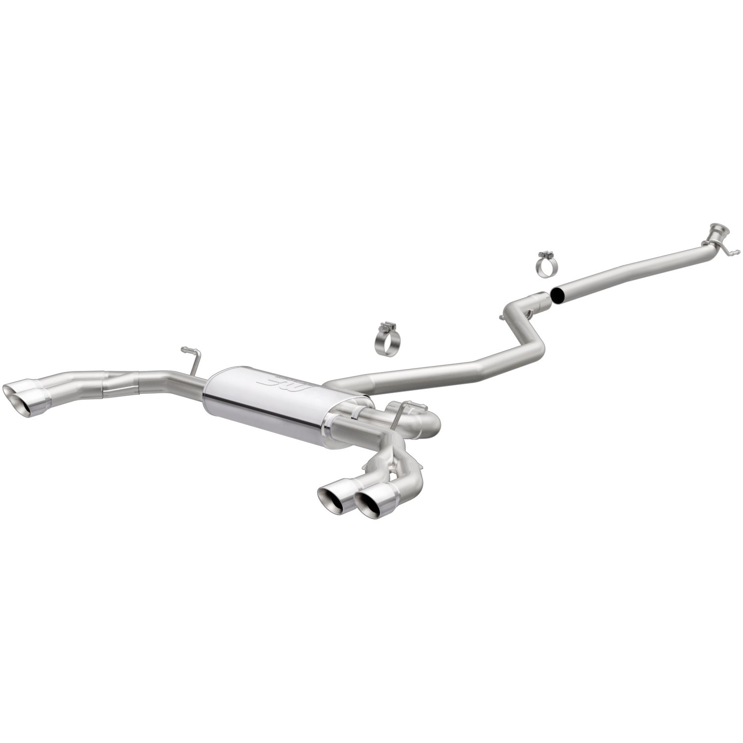 Touring Series Cat-Back Exhaust System 2014-2016 Mercedes CLA250 L4 2.0L