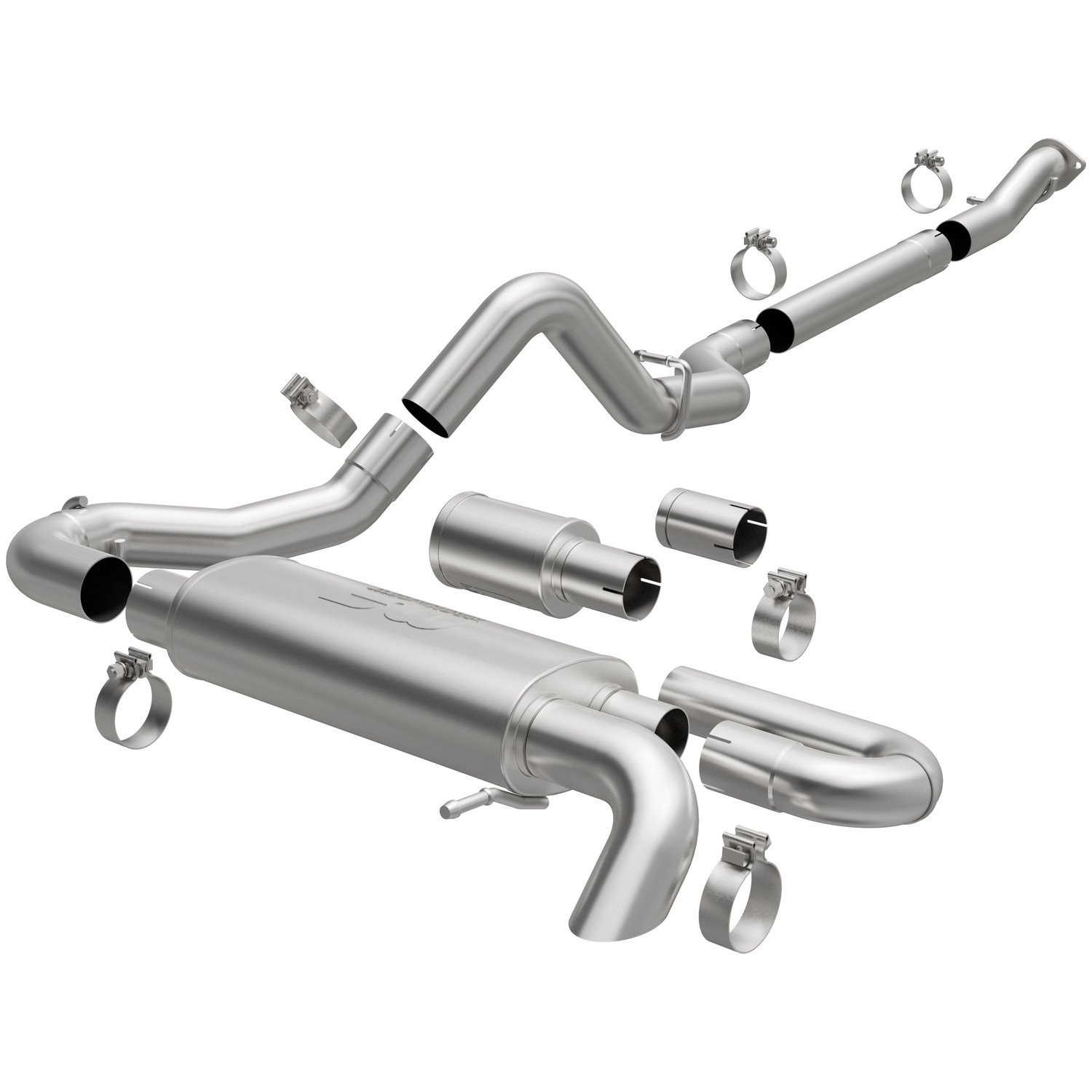 19556 Overland Series Cat-Back Exhaust System for Select Ford Bronco 2.3L L4