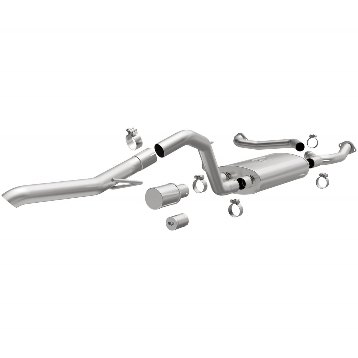 19599 Overland Series Cat-Back Exhaust System fits Select Nissan Frontier 3.8L V6