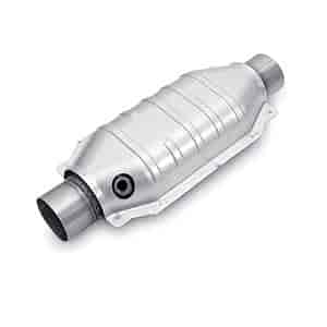 93500 Series Large Oval OBDII Compliant Universal Catalytic Converter