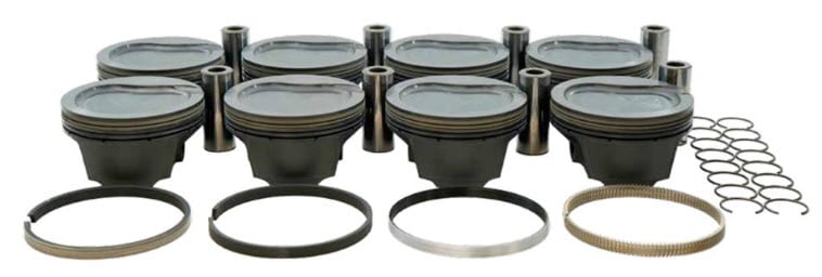 930266421 PowerPack Piston Set w/Rings for Ford 7.3L Godzilla Engine (4.221 in. Bore)