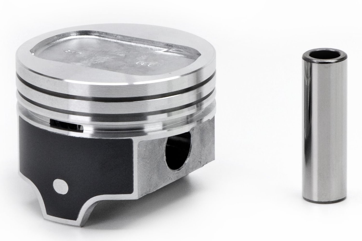 Single Silvolite Hyper- Coated Piston - 5.8L Ford V8 1977-93