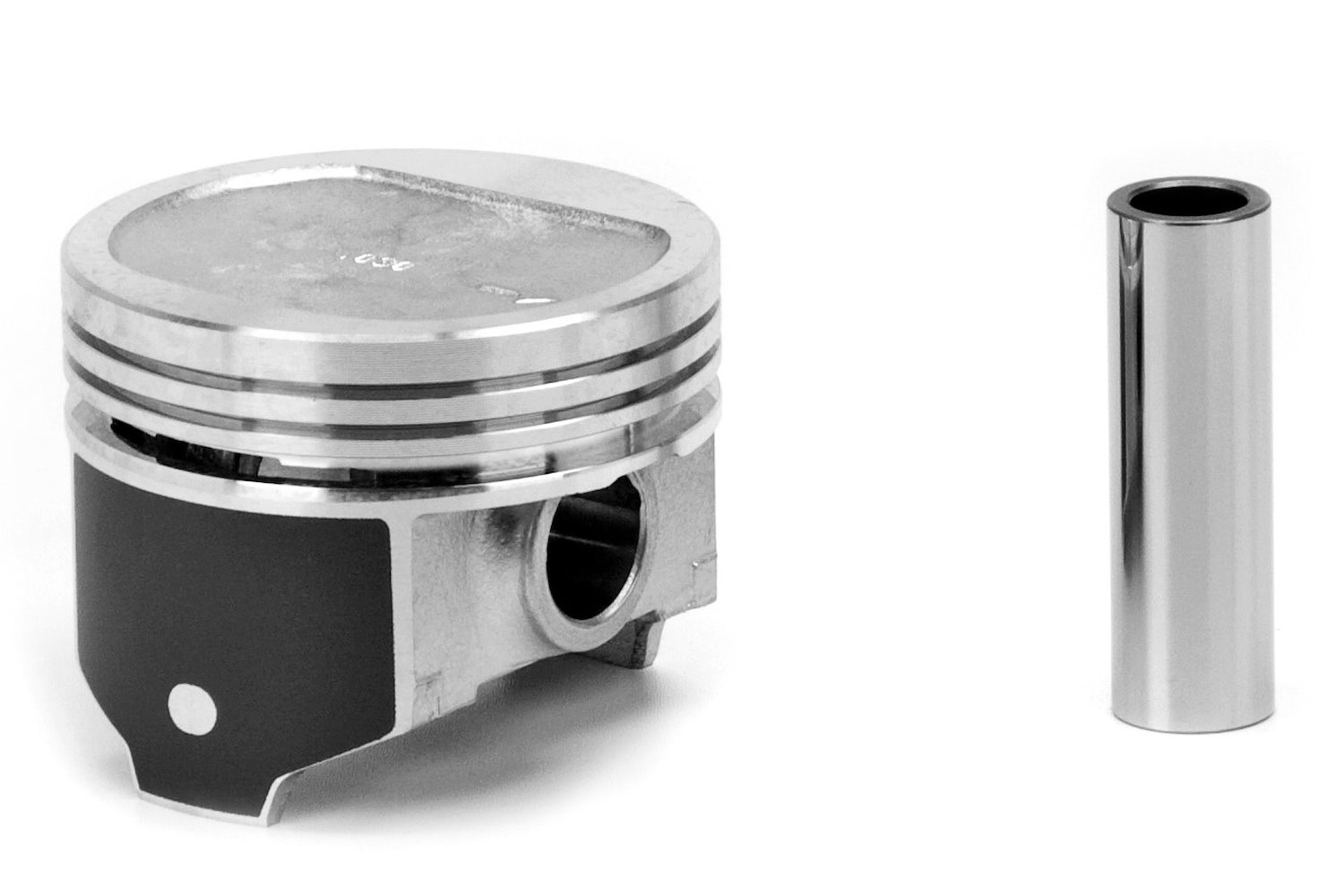 Single Silvolite Coated Piston - 2.5L AMC/Jeep/Eagle/Chrysler L4 1983-95