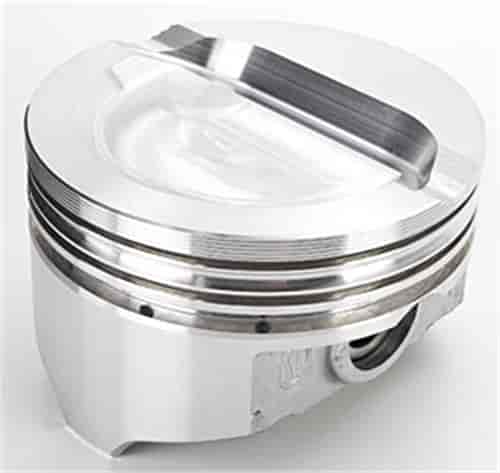 Single Hypereutectic Dish Top Pistons for Small Block Chevy 400 ci +.030 in. Overbore