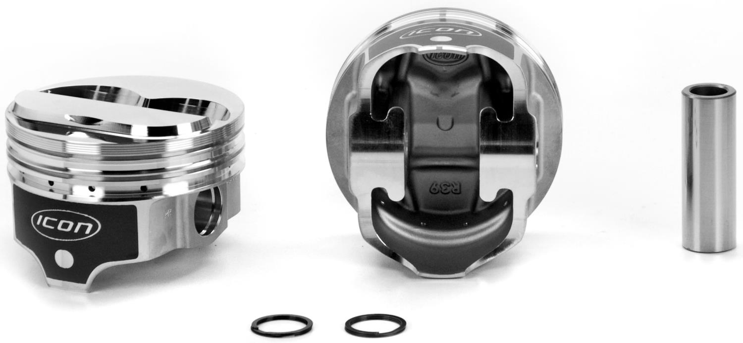 ICON Forged Piston - Chevy 350 Rod 5.700 Solid Dome -6.3cc 2V