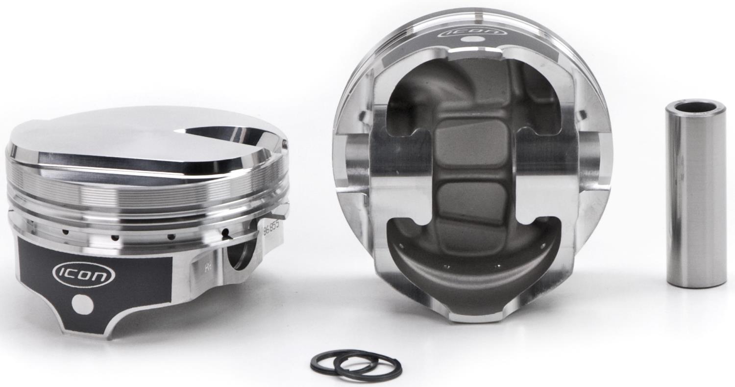 ICON Forged Piston - Chevy 489 Rod 6.385 cc Hollow Dome -20cc 1V