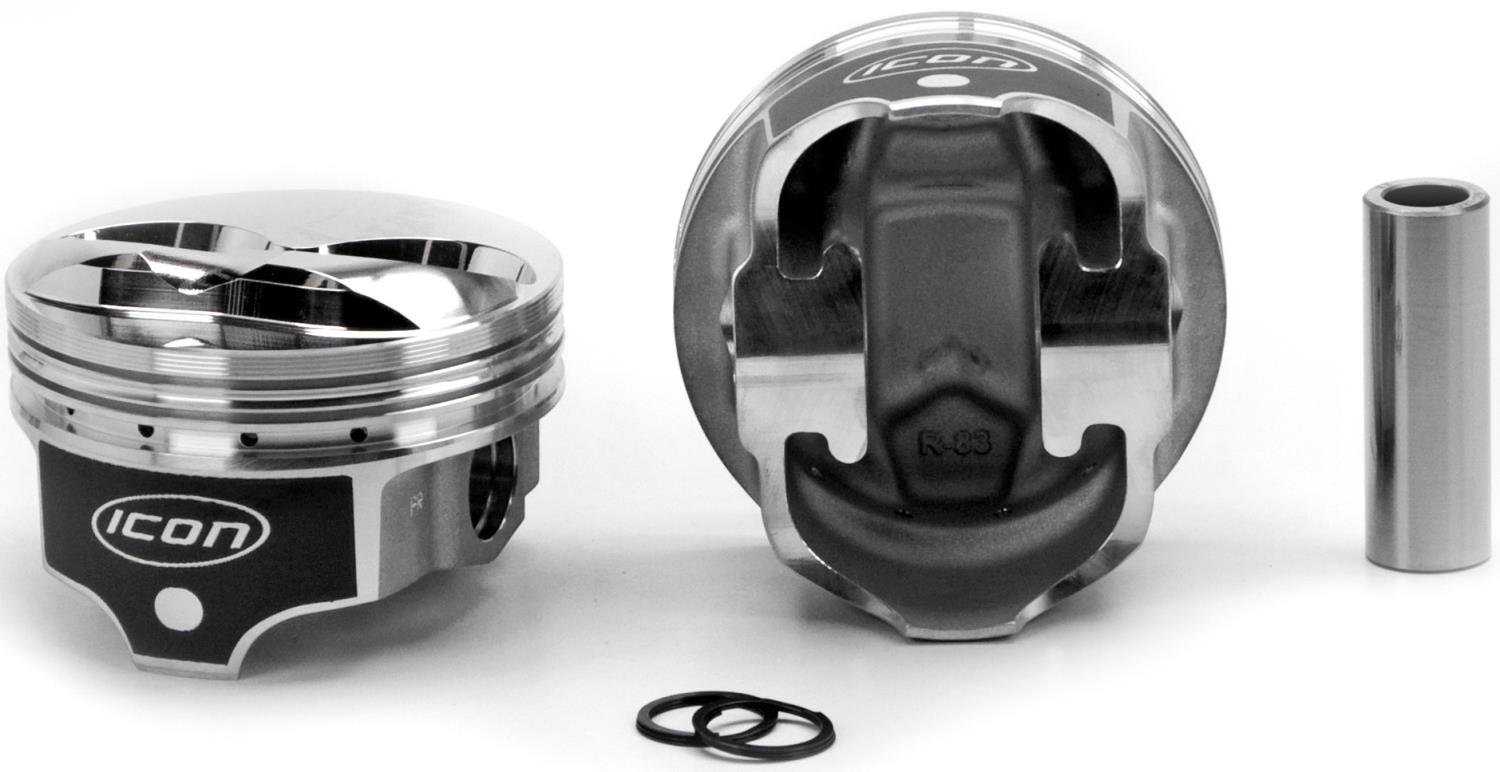 ICON Forged Piston - Chevy 383 Rod 5.700 Hollow Dome -13cc 2V