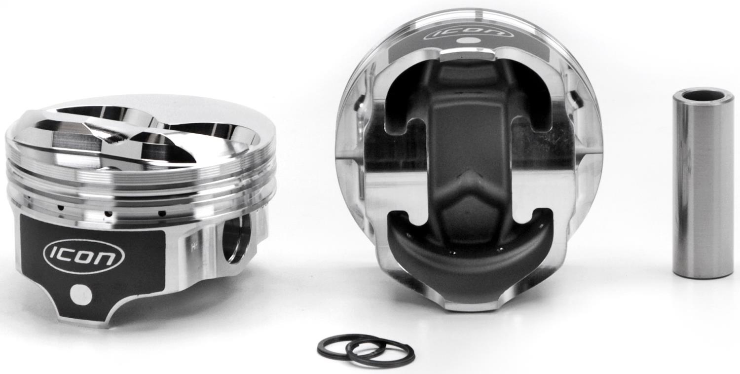 ICON Forged Piston - Chevy 327 Rod 6.000 Hollow Dome -12.7cc 2V