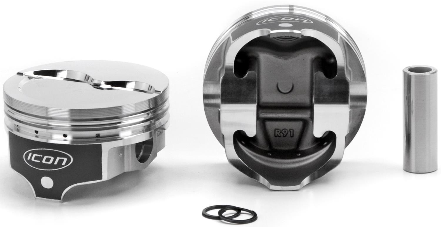 ICON Forged Piston - Chry 468 Rod 6.535 Step Dish 16.4cc 2V