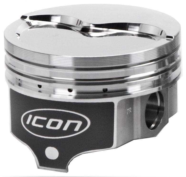 ICON Premium Forged Big Block Chrysler 440 RB 493 ci. Pistons Step Dish Top 4.350 in. Bore