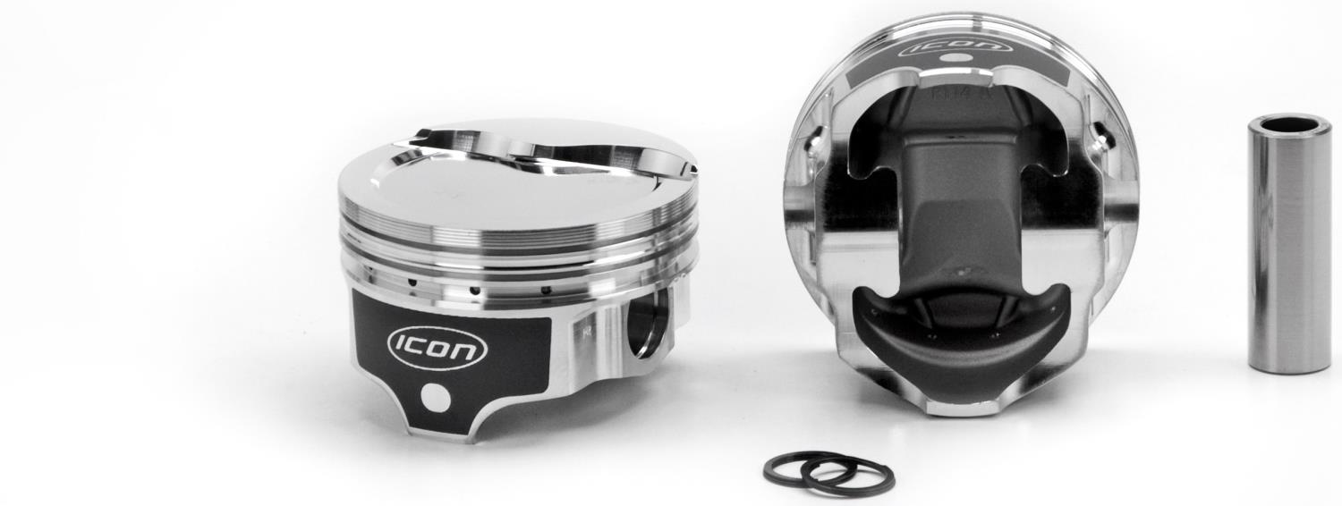 ICON Forged Piston - Chry 390 Rod 6.123 Step Dish 23cc 2V