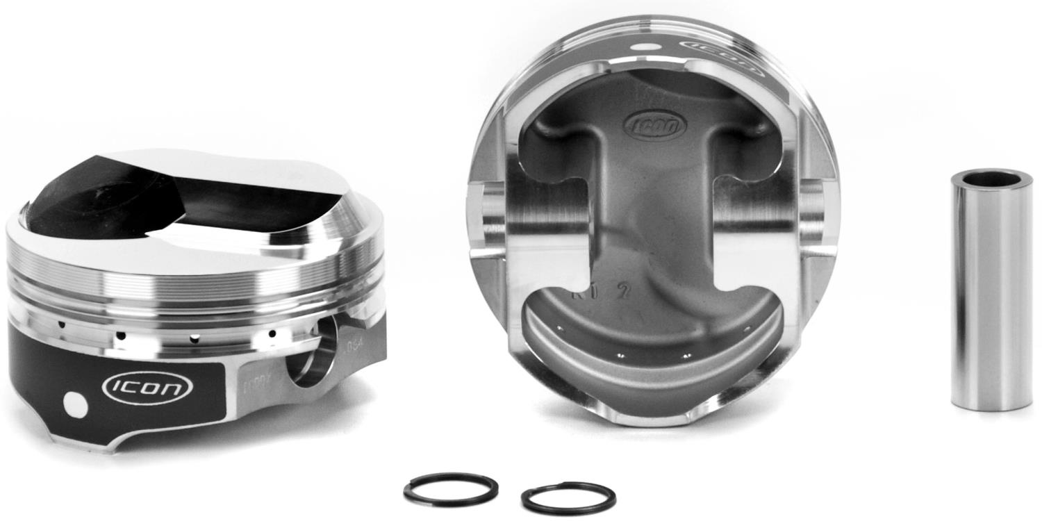 ICON Forged Single Piston - Chevy 540 Rod 6.385 oc Hollow Dome .425 -38cc 1V