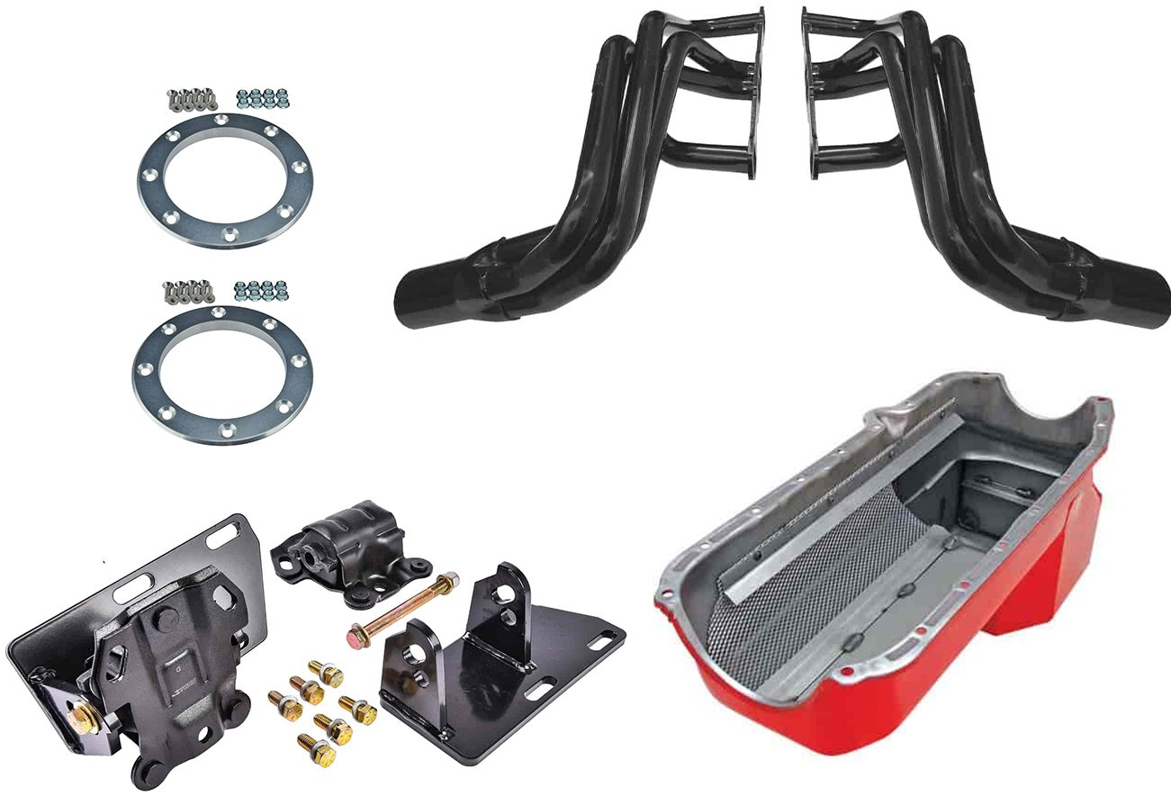 S-10 Truck Forward Exit V8 Conversion Kit with Oil Pan