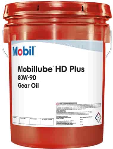 Mobilube HD Plus Gear Lube 80W90,  5 Gallons Bucket