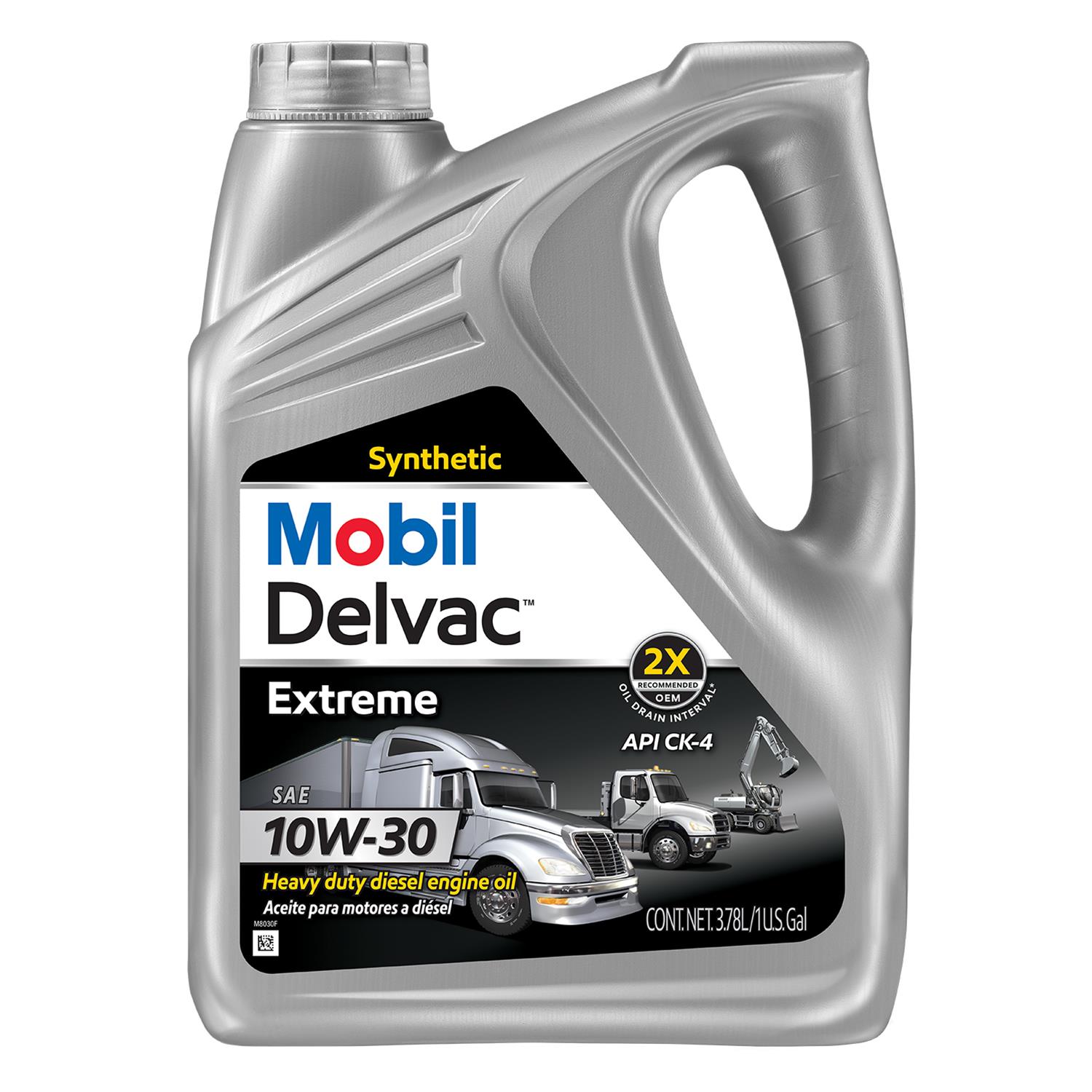 122454-1 Delvac Extreme Synthetic Motor Oil, 10W-30, 1-Gallon