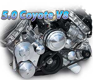 Ford Coyote 5.0 V8 Serpentine Kit Alternator and Water Pump
