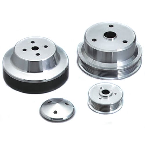 Chevy/GM Truck Pulley Set - Performance Series 1988-95 4.3L V6, 305-350 with External Alternator Fan