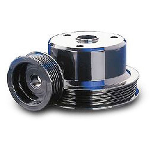 Chevy/GM Truck Pulley Set - Power & Amp Series 1988-2003 4.3L V6, 305-350 with External Alternator Fan