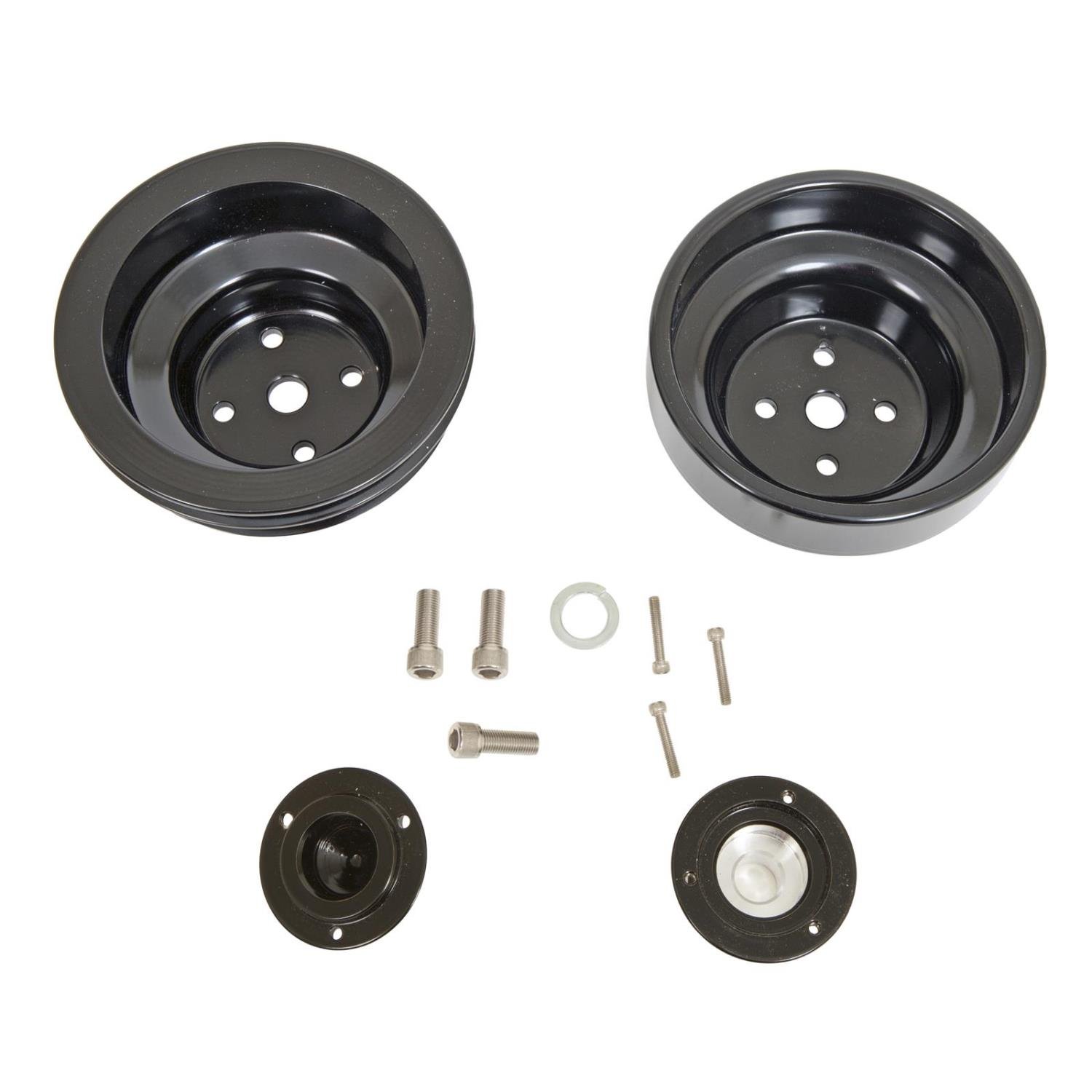 Chevy/GM Truck Pulley Set - Power & Amp Series 1988-95 4.3L V6, 305-350 with External Alternator Fan