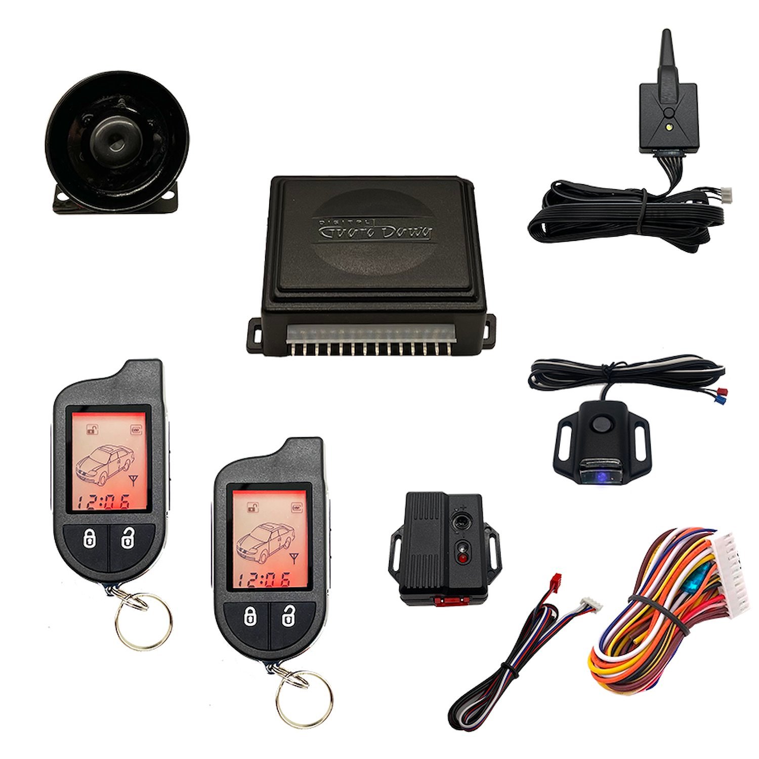 DGD-KY-ALM-2 Remote Keyless Entry and Alarm System, 2-Way
