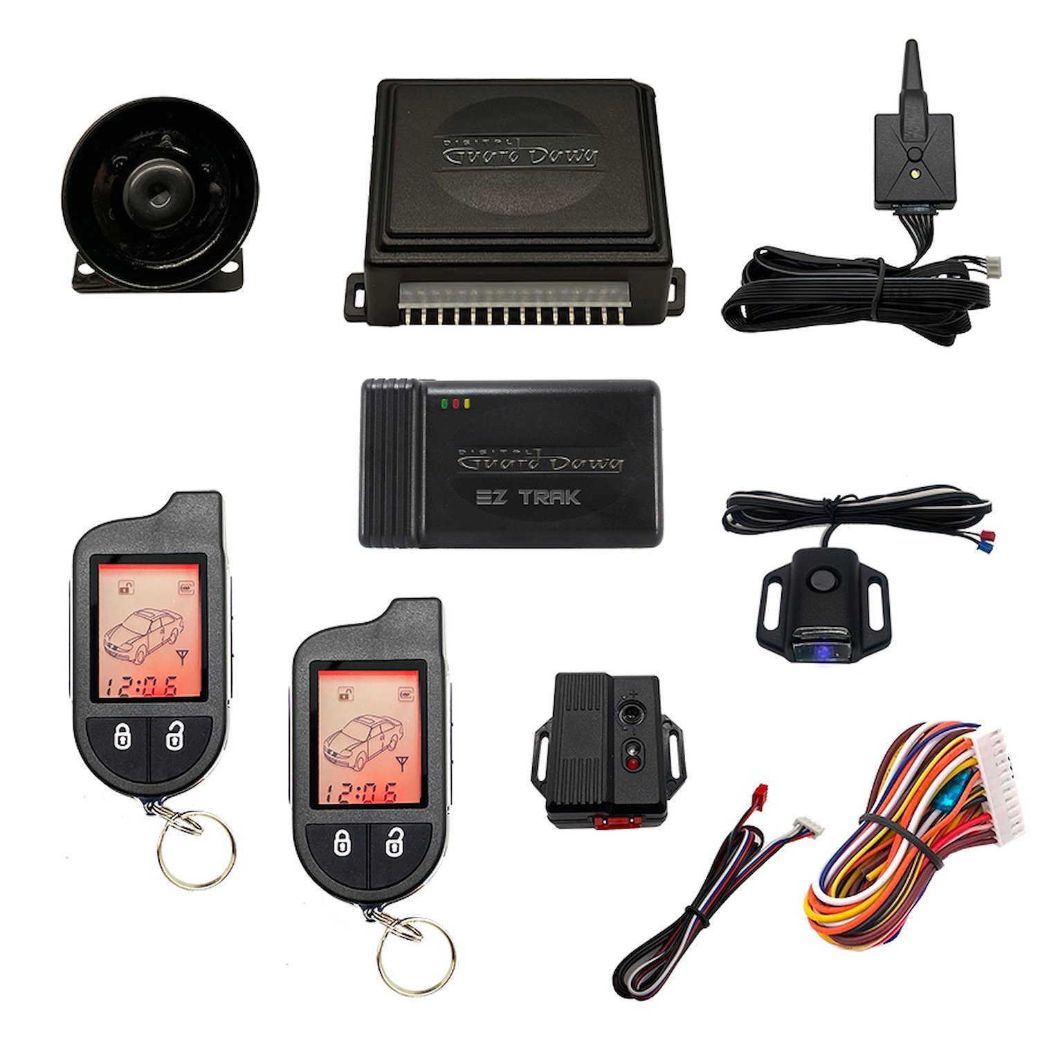 DGD-KY-ALM-2-EZ Keyless Entry and Alarm System, 2-Way, w/ Smart Phone EZ-Tracking